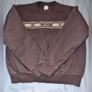 PINK Victoria's Secret Brown Crewneck Sweater